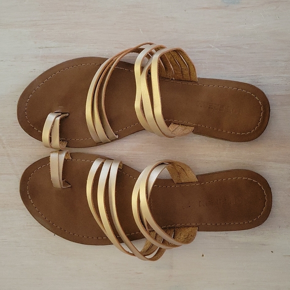 Joe Fresh Shoes - Gold Strap Sandals